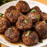 Bison Meatballs