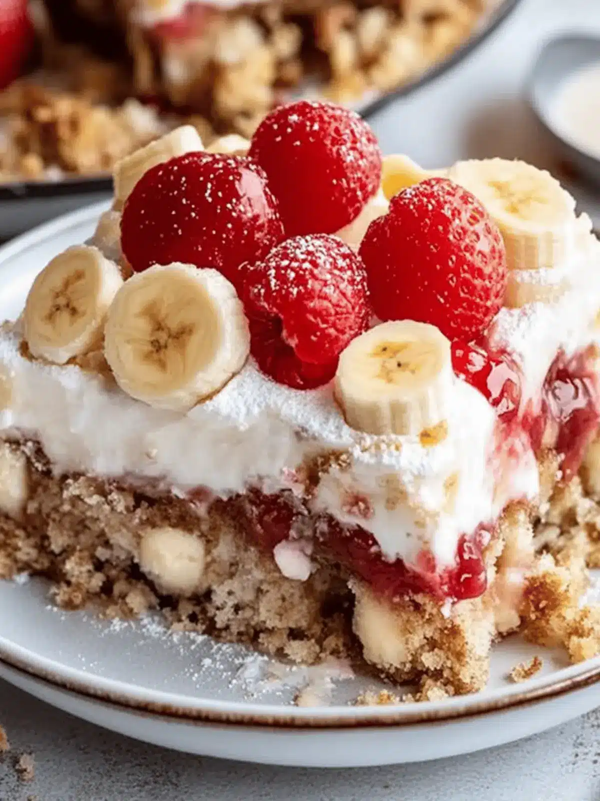 Banana Split Dump Cake