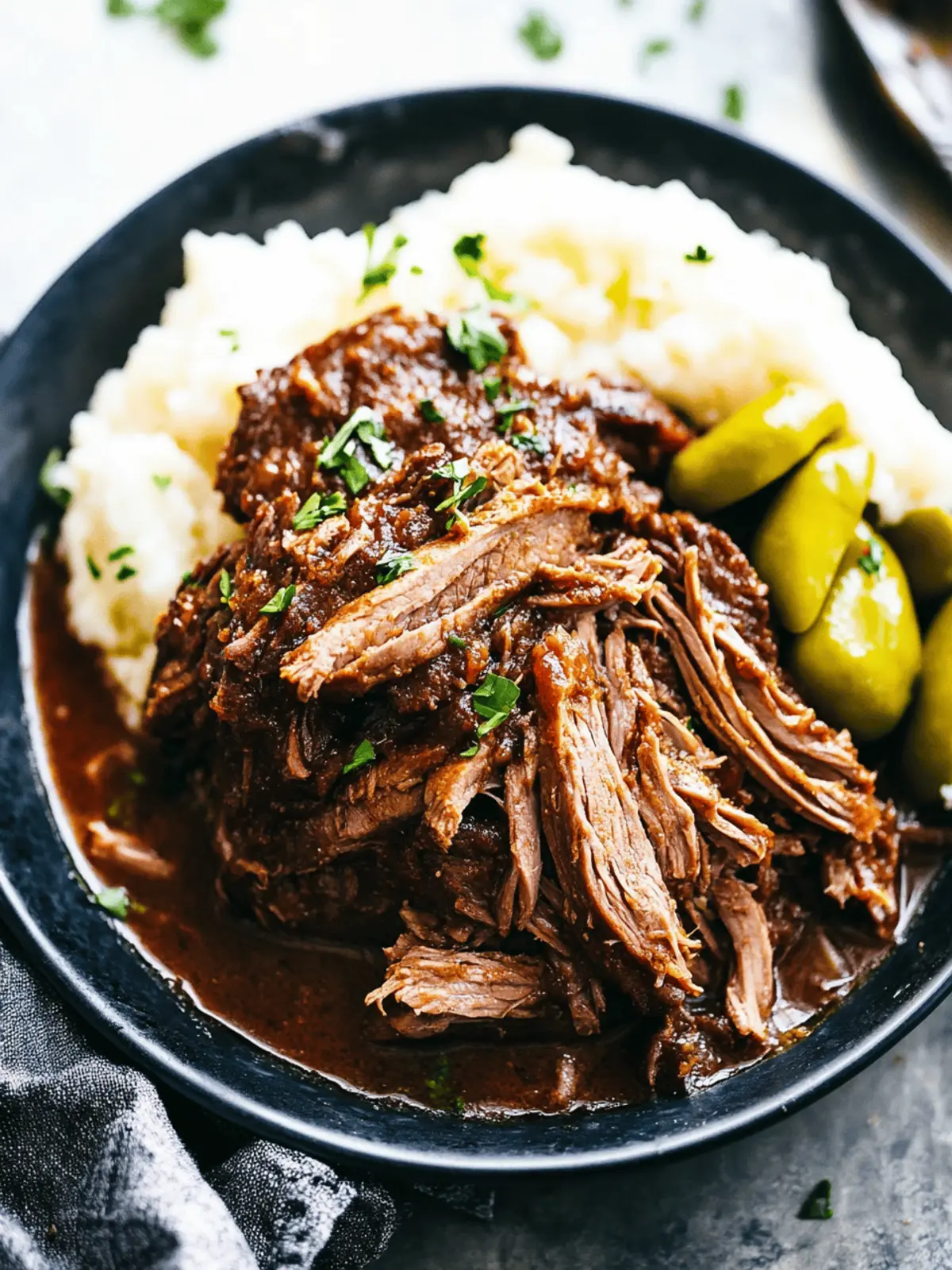 Slow Cooker Mississippi Pork Roast