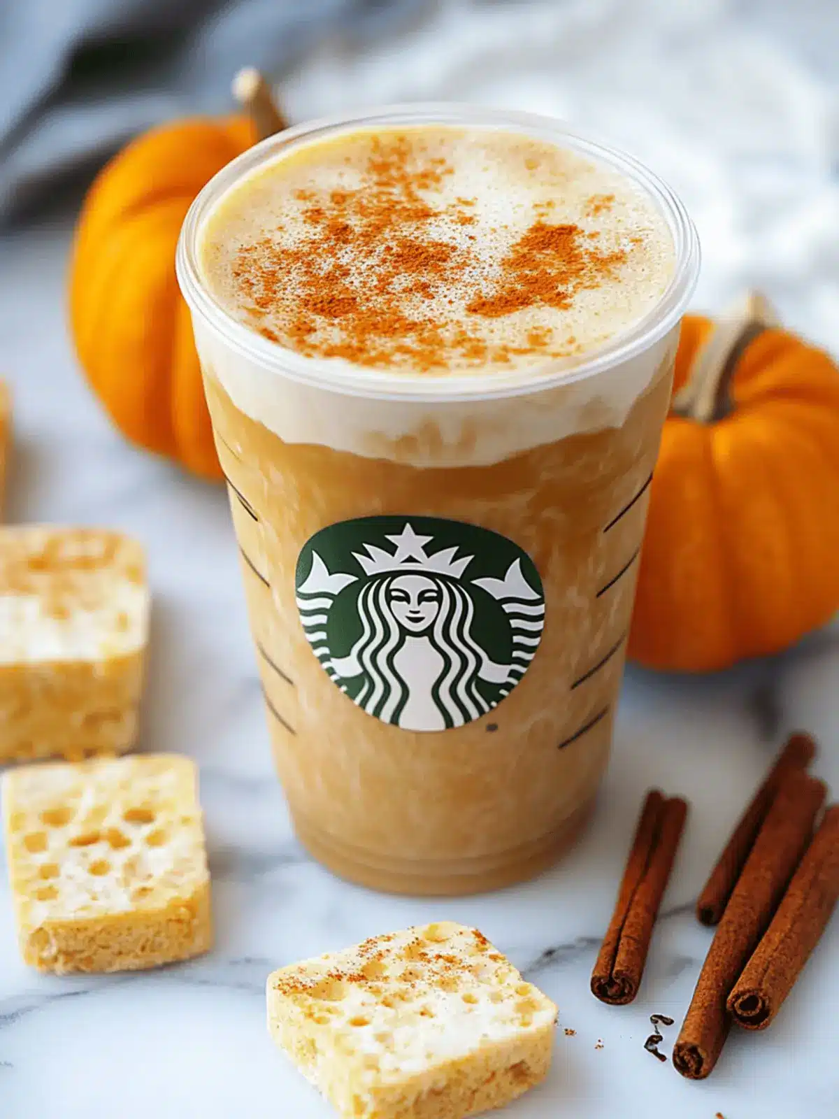 Iced Pumpkin Cream Chai Tea Latte {Starbucks Copycat}
