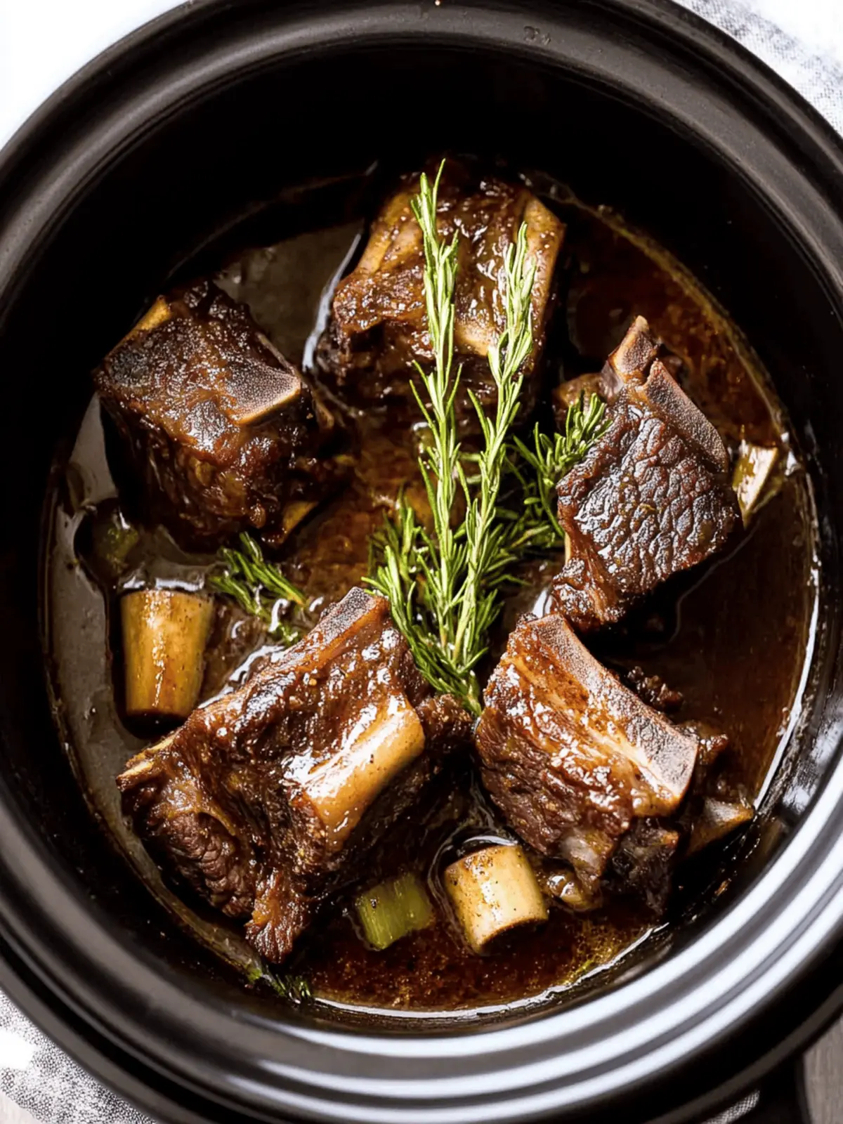 Slow Cooker Beef Short Ribs