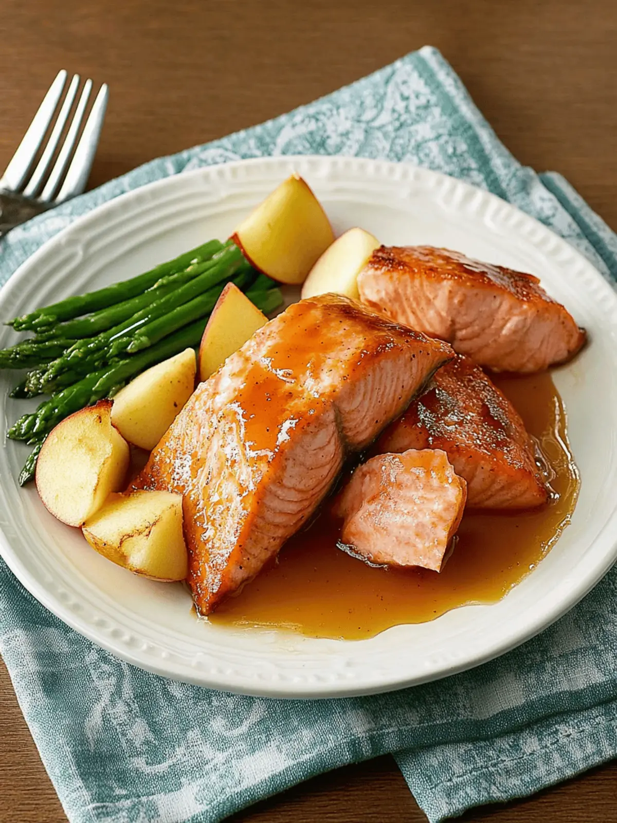 Apple Cider-Glazed Salmon