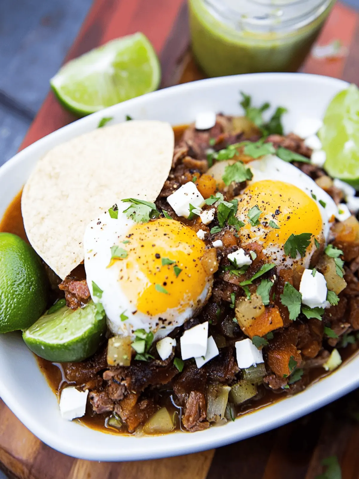 Hatch Chile Carnitas Huevos Rancheros