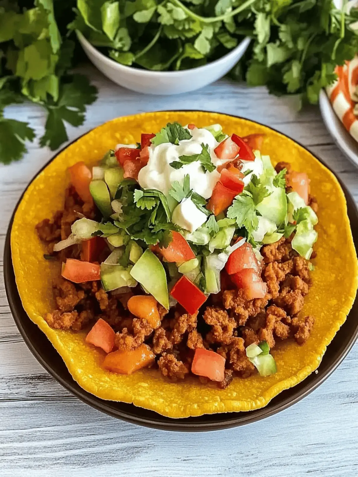 Homemade Navajo Taco