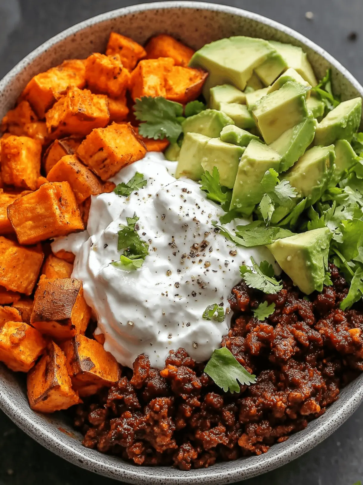 Sweet Potato Taco Bowl