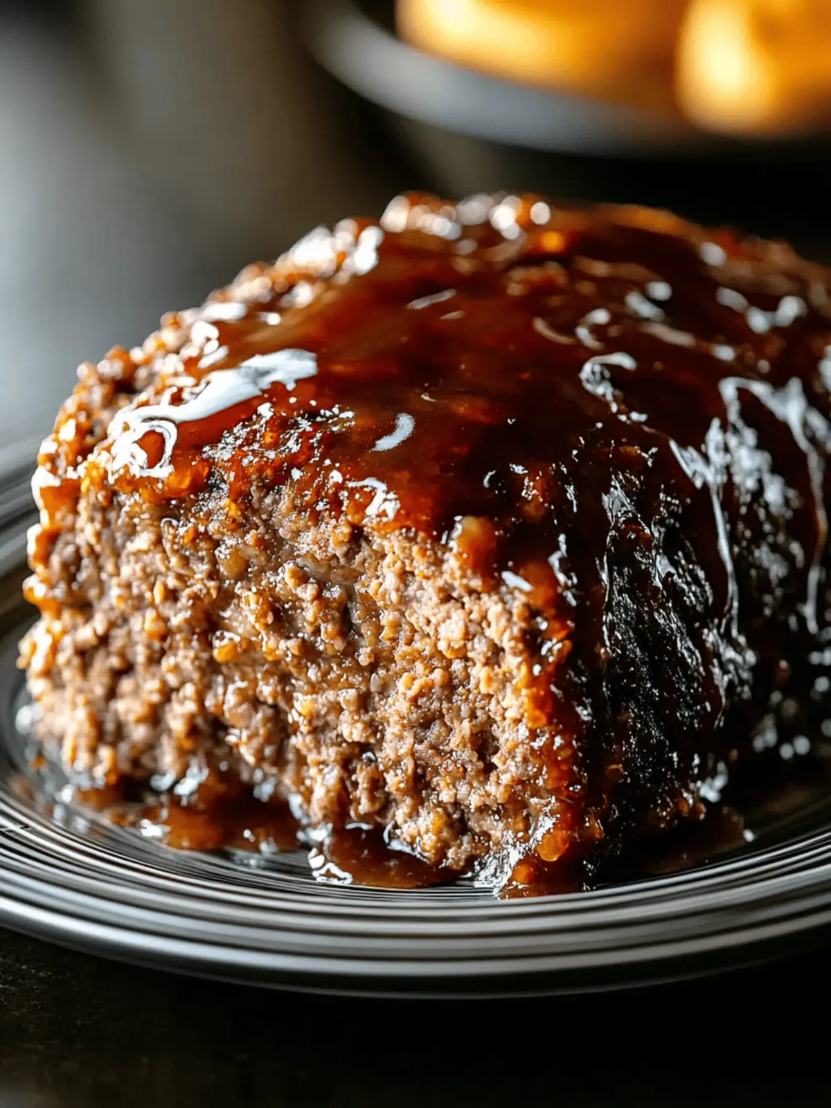 Meatloaf with Brown Sugar Glaze