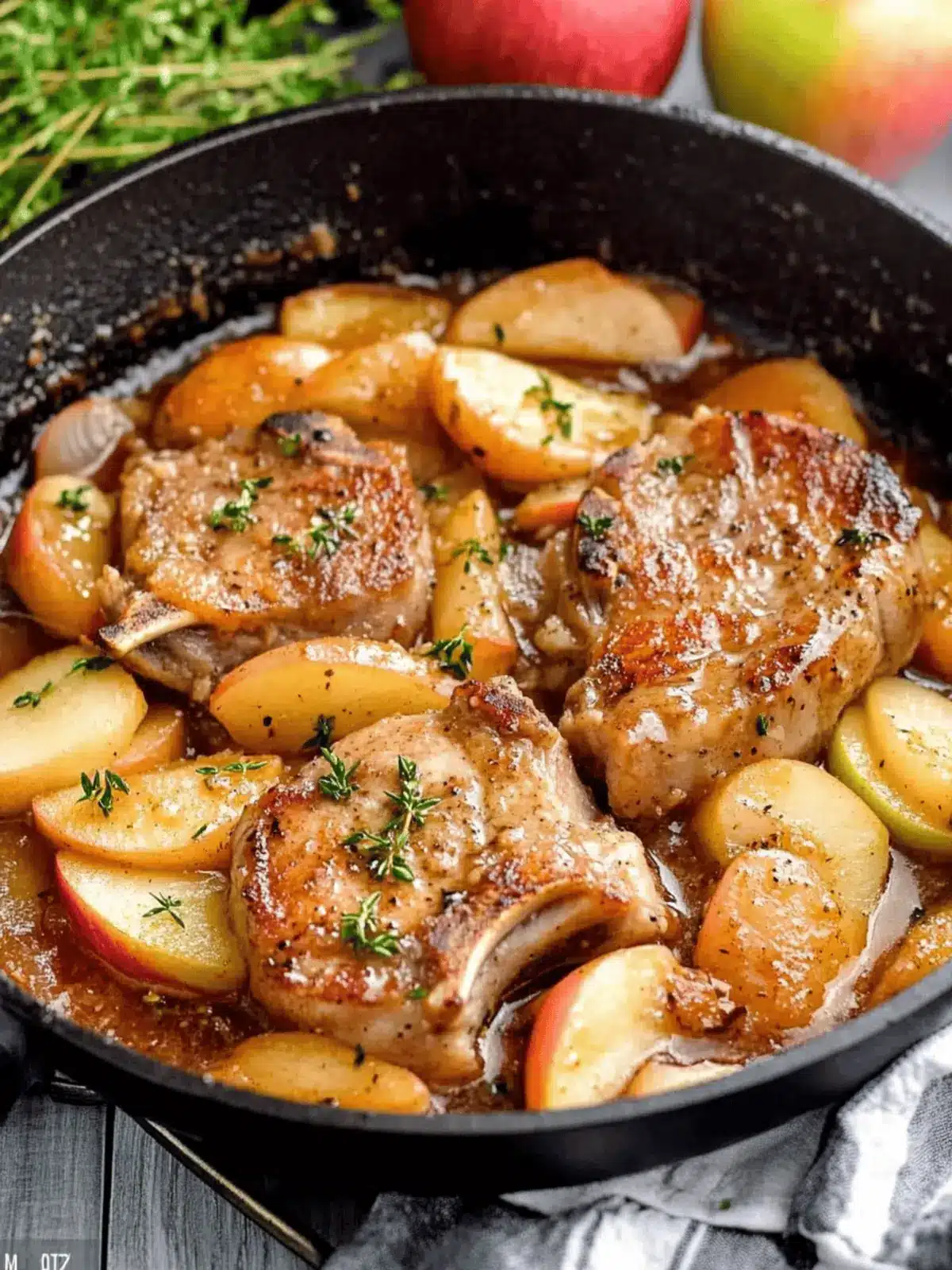 Pork Chops with Apples