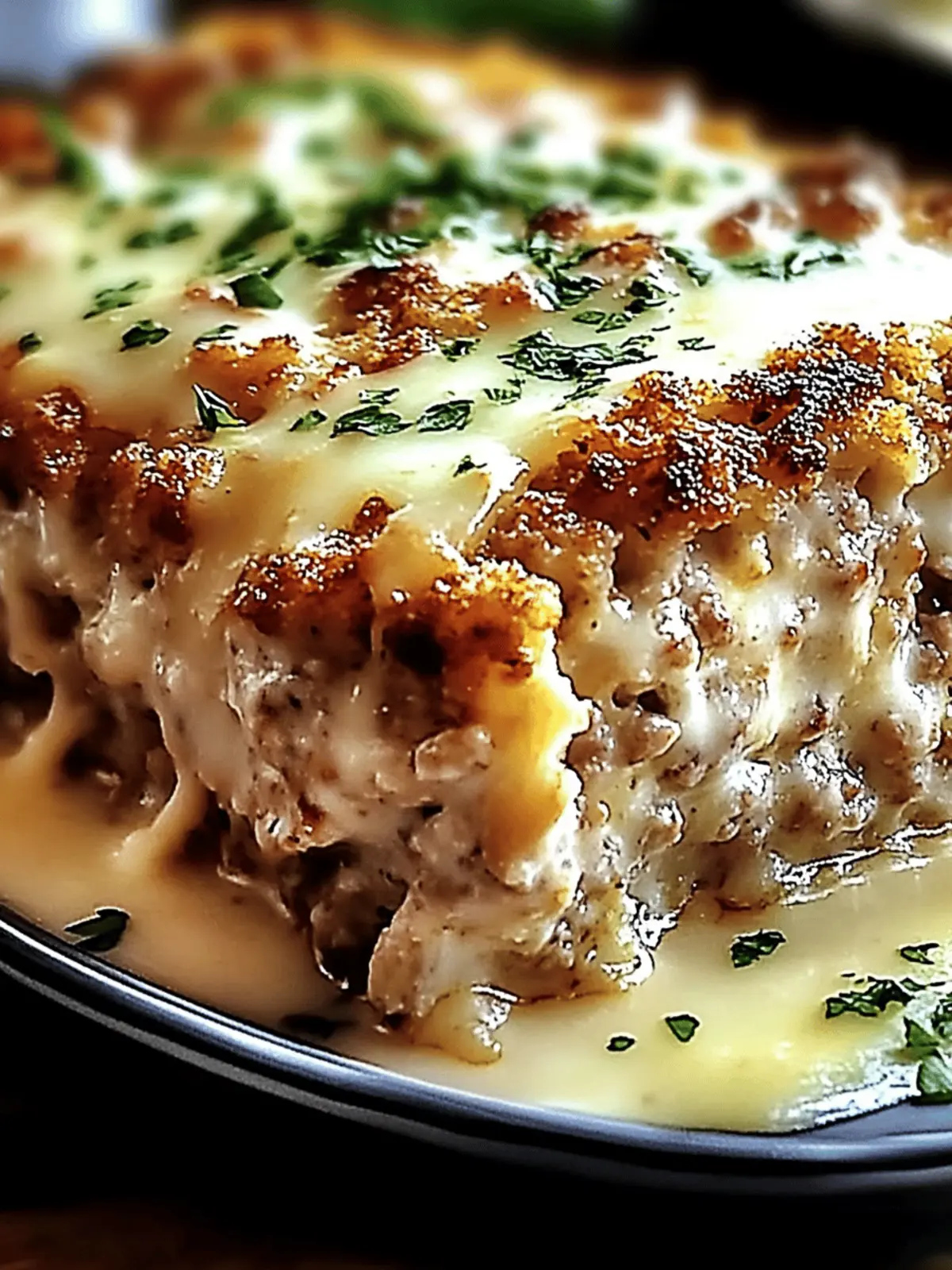 Chicken Cordon Bleu Meatloaf