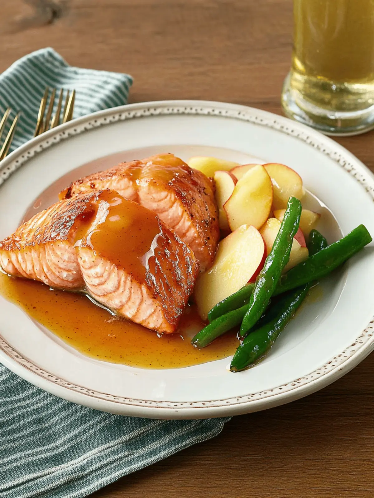 Apple Cider-Glazed Salmon