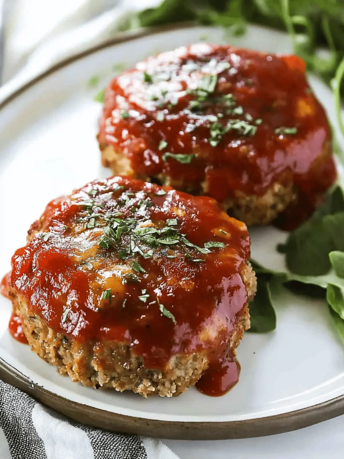 Mini Meatloaf – With Ground Turkey