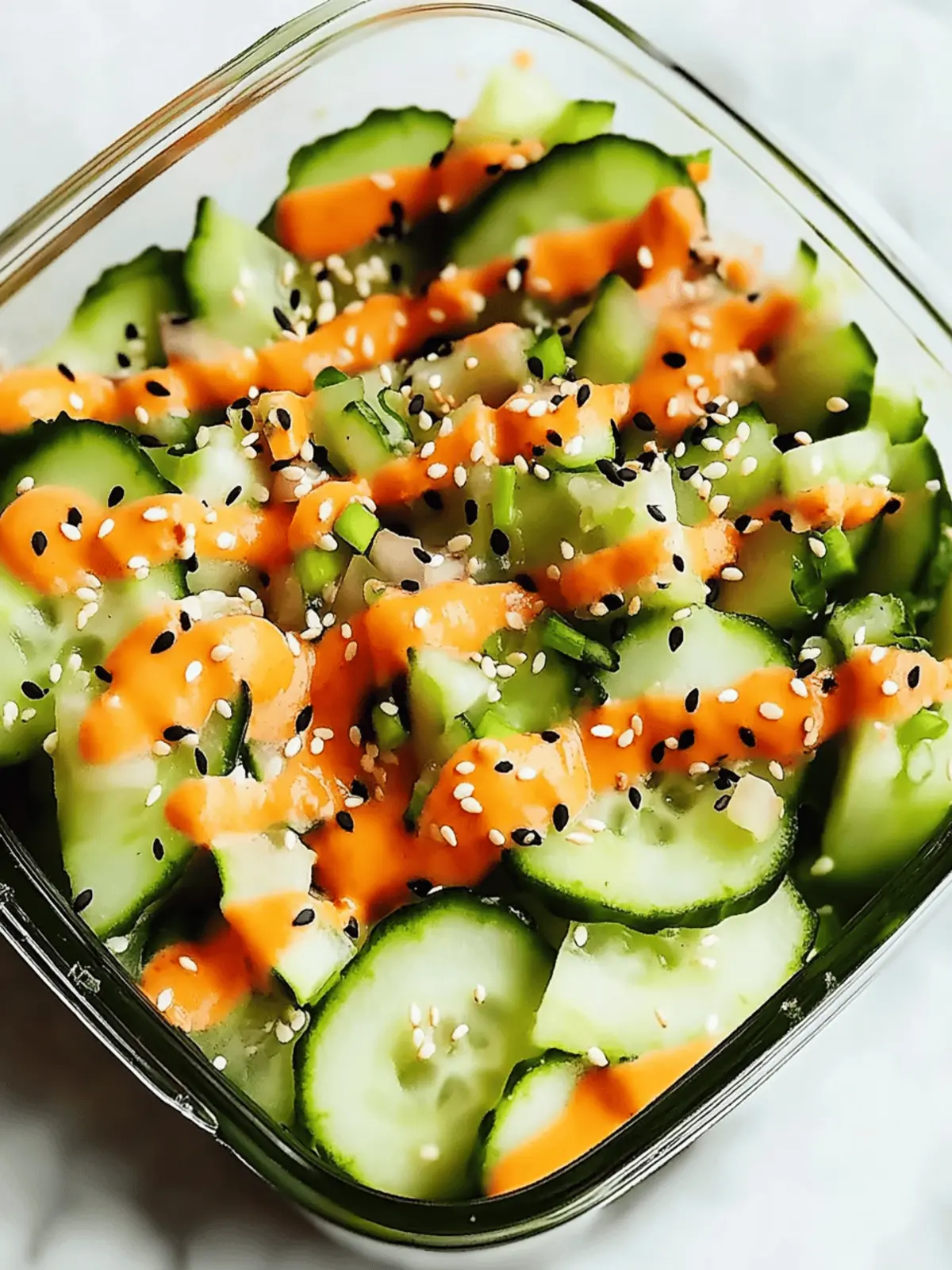 California Roll Cucumber Salad