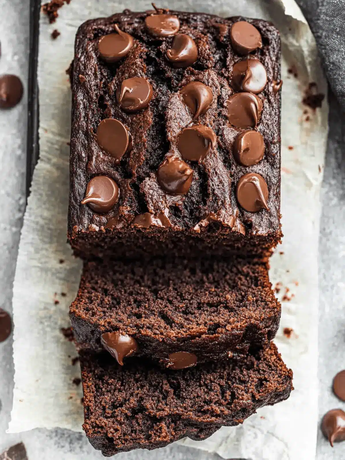 Rich Chocolate Banana Bread