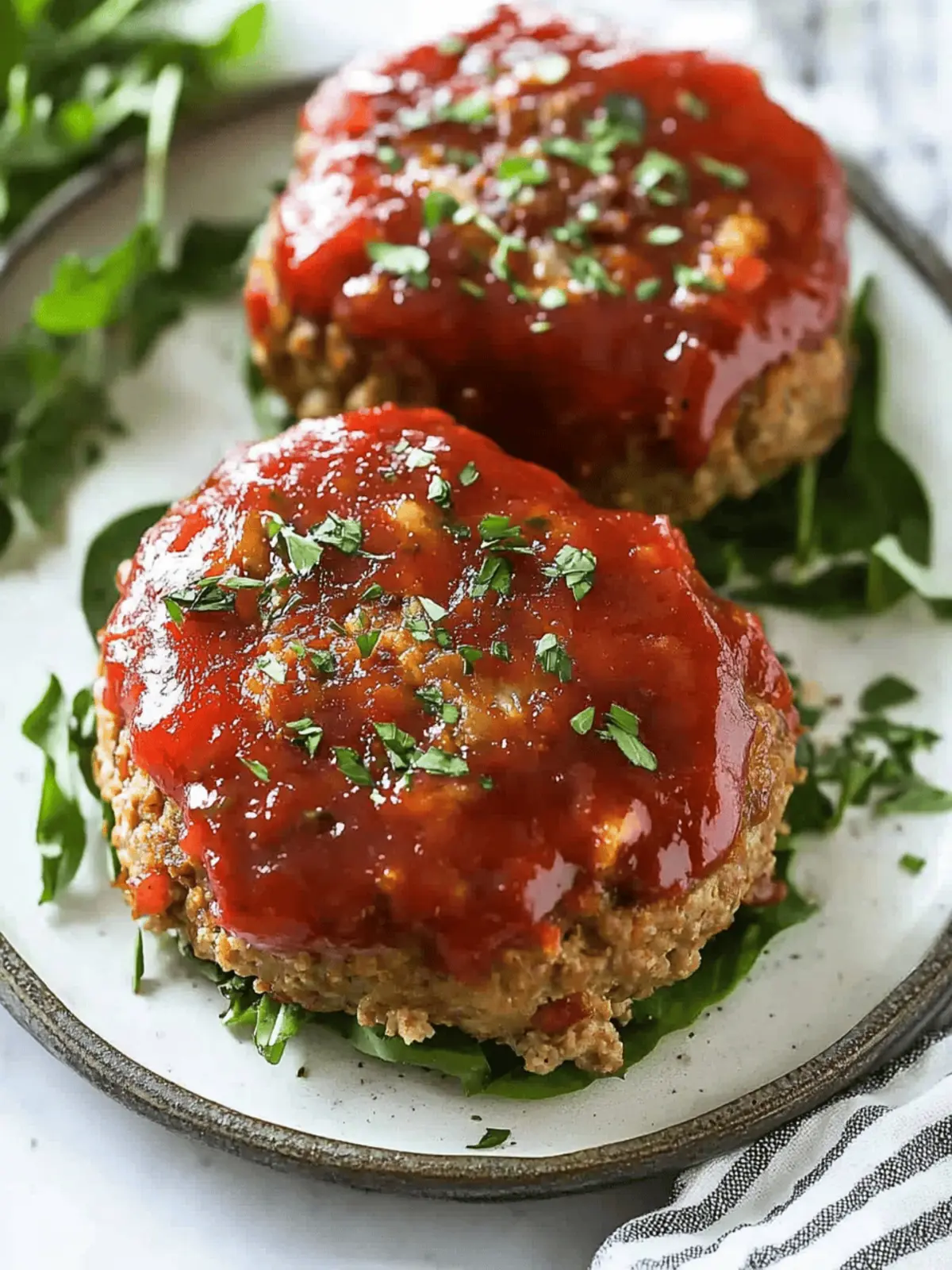 Mini Meatloaf – With Ground Turkey
