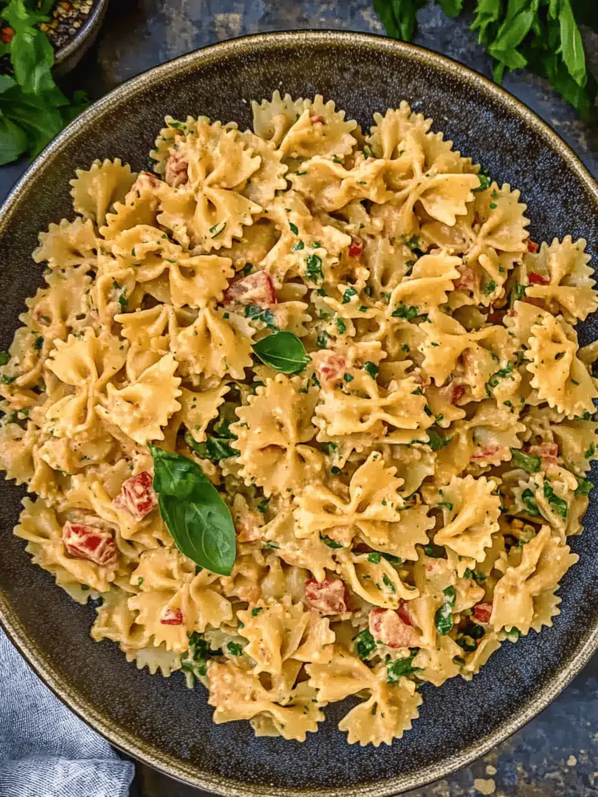 Vegan Cajun Pasta Salad