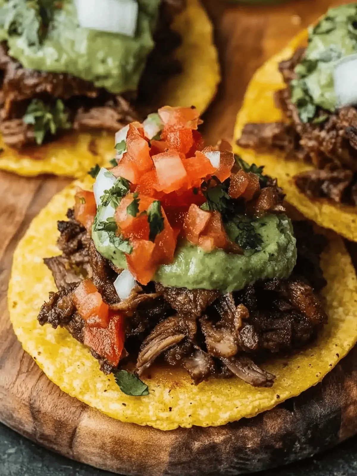 Mexican Tostadas de Carne Asada