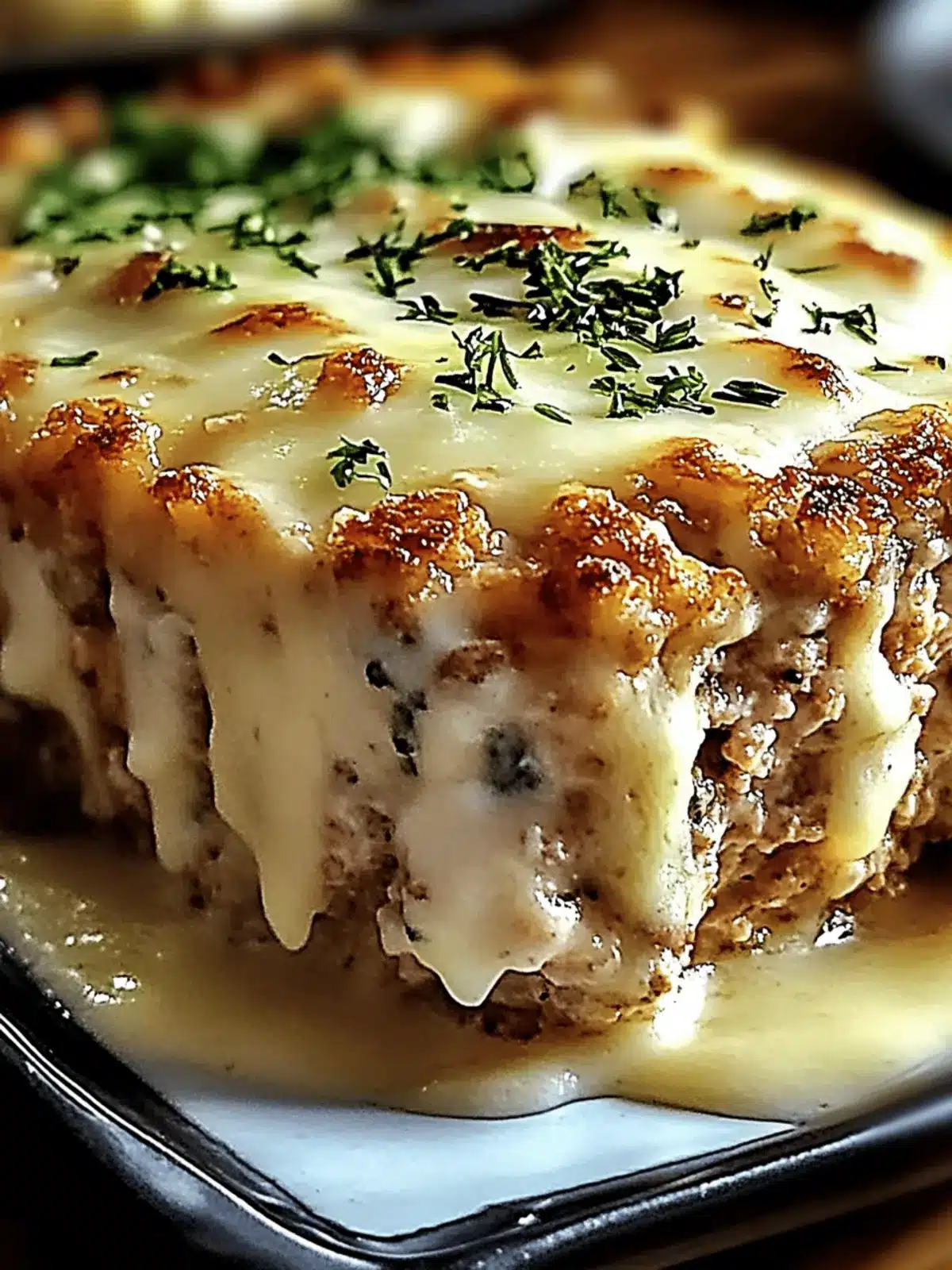 Chicken Cordon Bleu Meatloaf