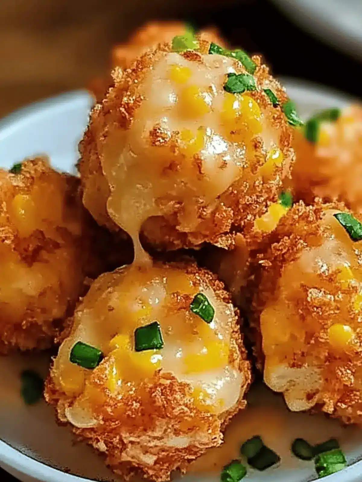 Crispy Corn Cheese Bites