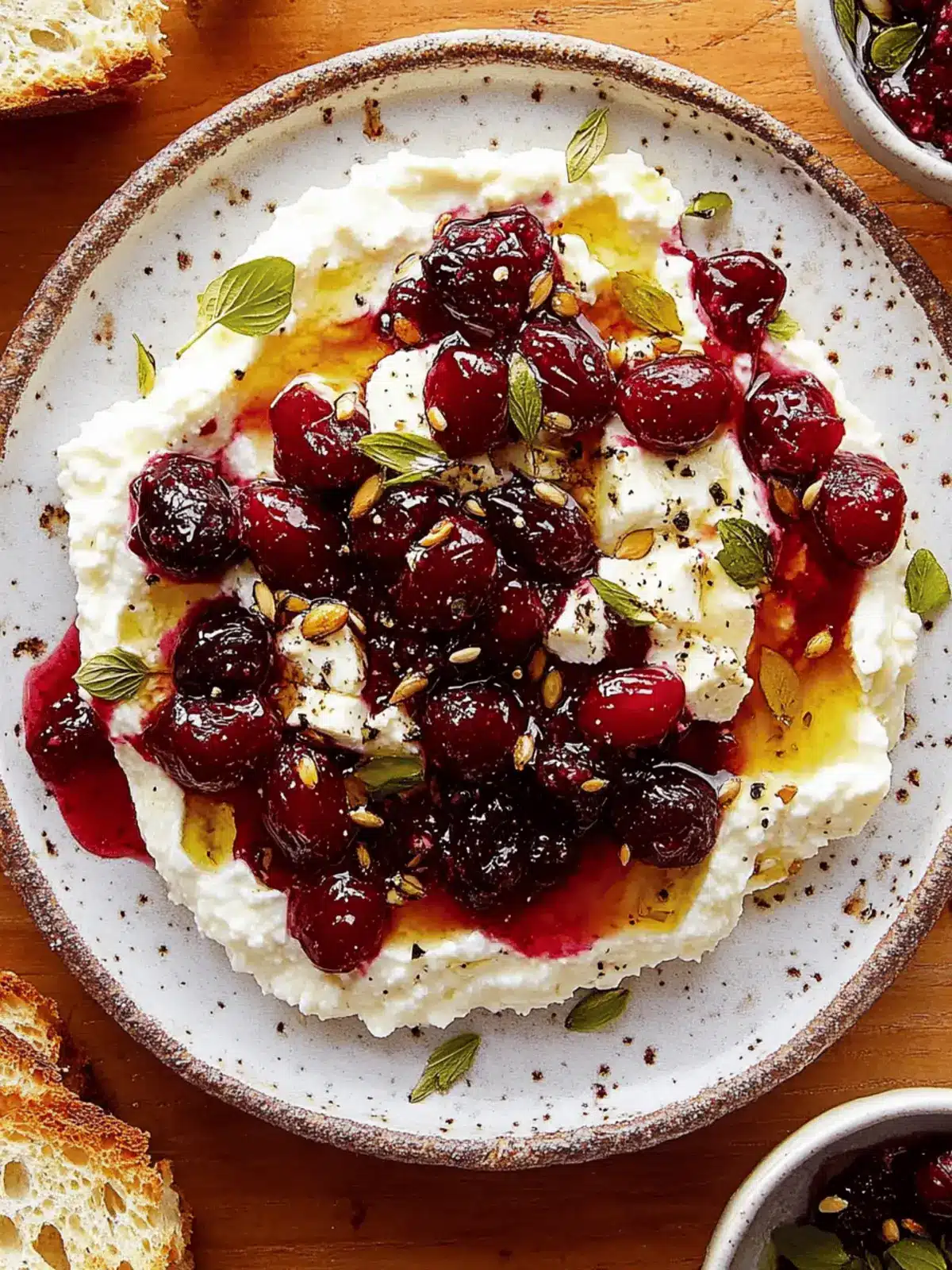 Cranberry Whipped Feta Dip
