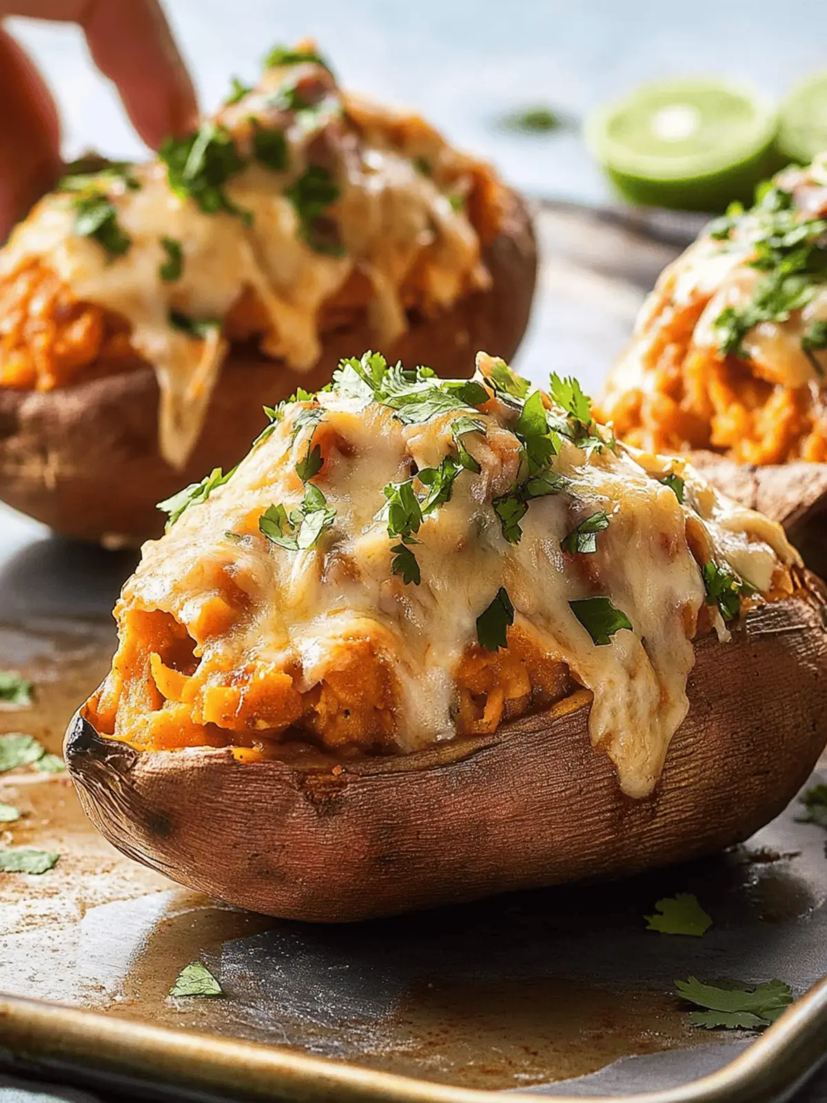Enchilada Stuffed Sweet Potatoes