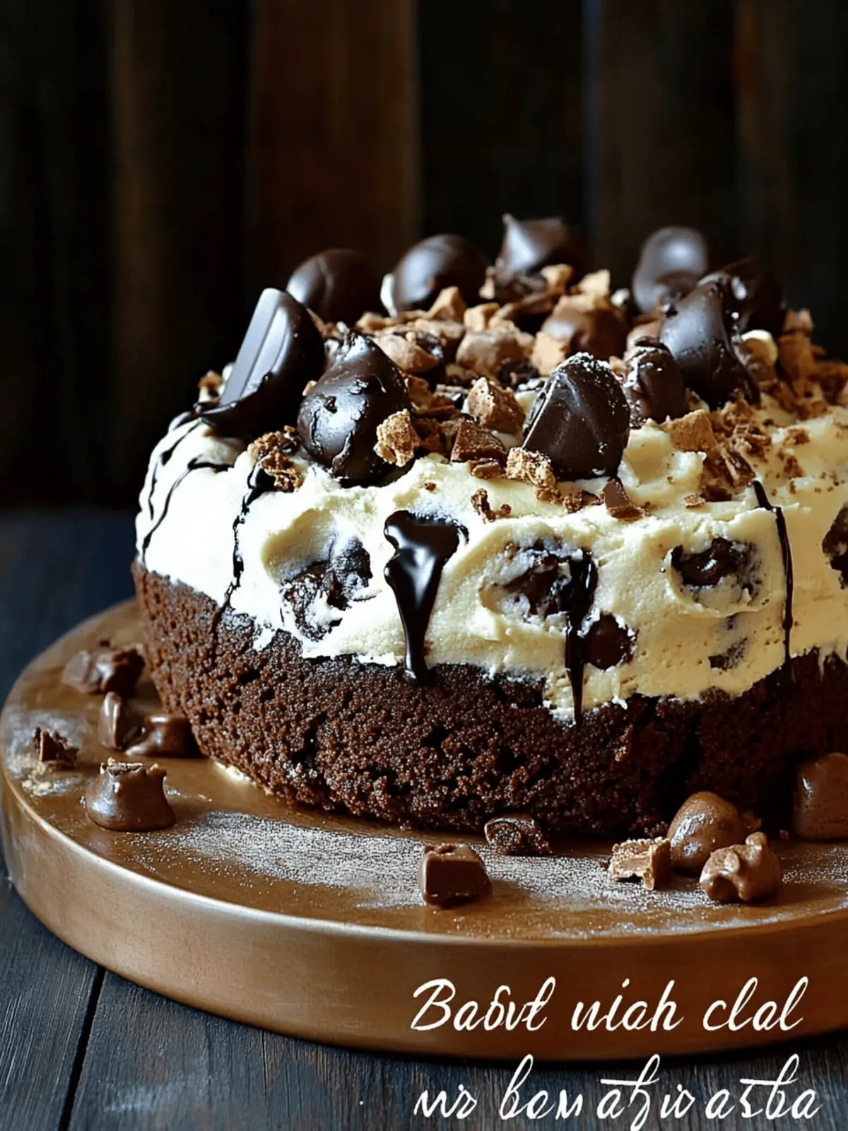 Brownie Cookie Dough Cake