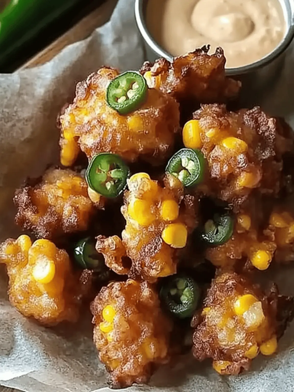 Jalapeño Corn Fritters