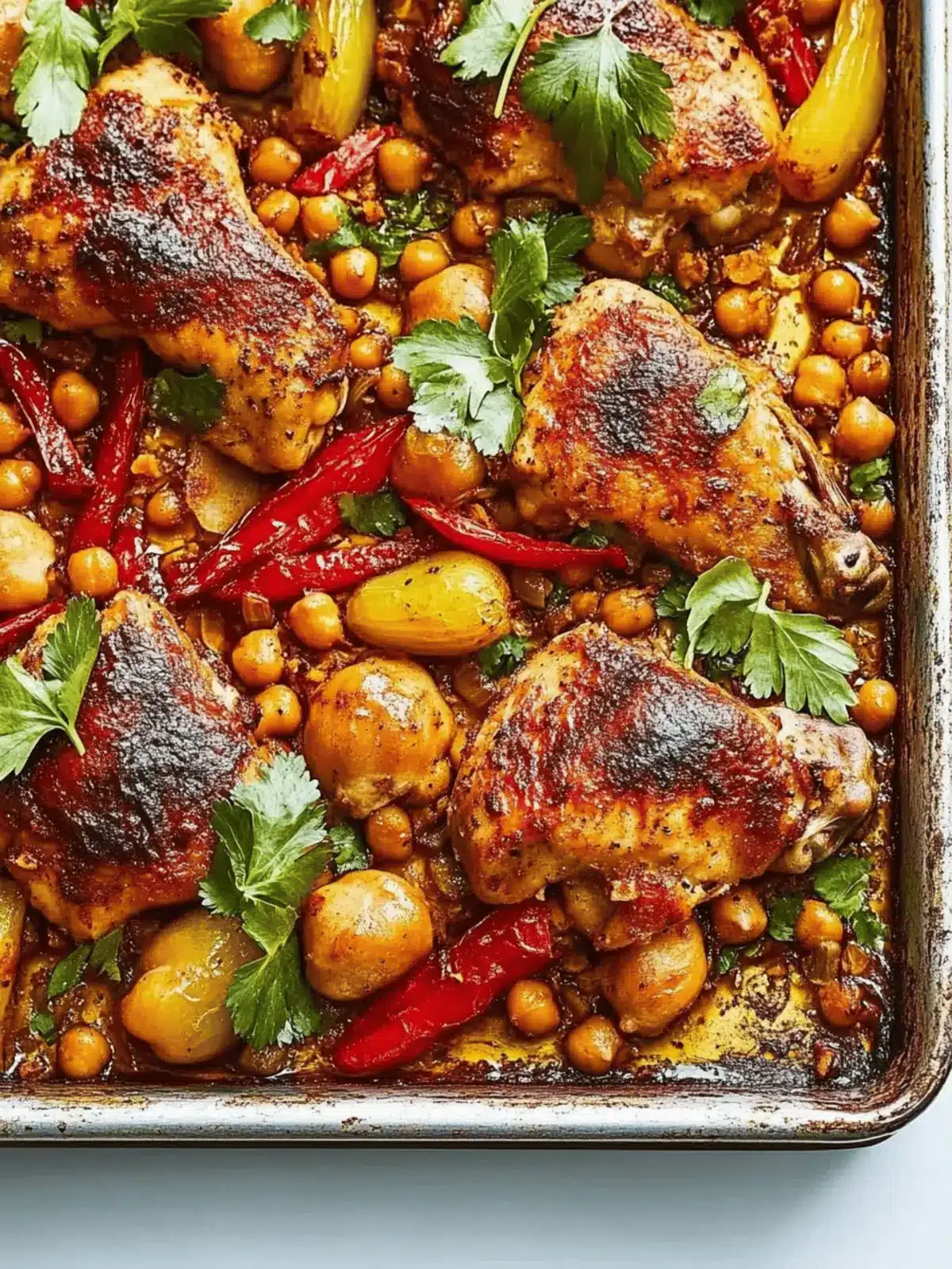 Chicken and Chickpea Tray Bake