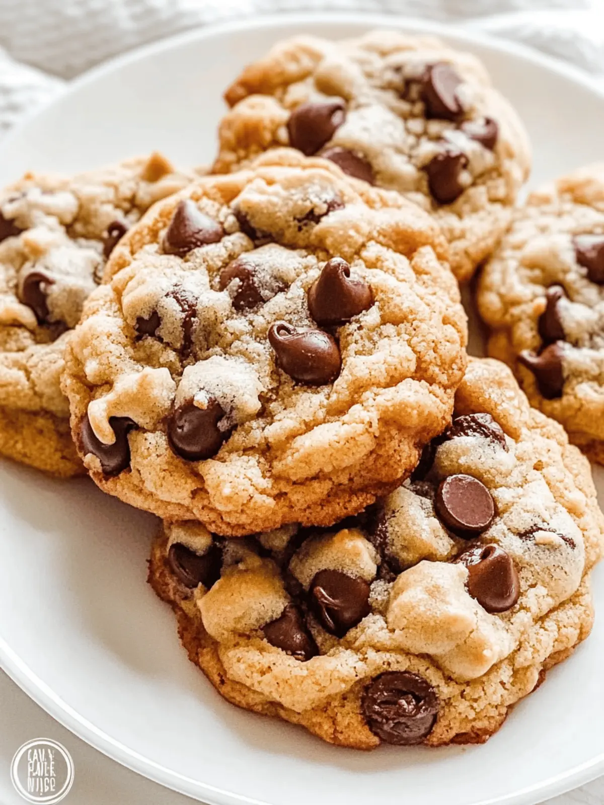 Thick & Fluffy Chocolate Chip Cookies