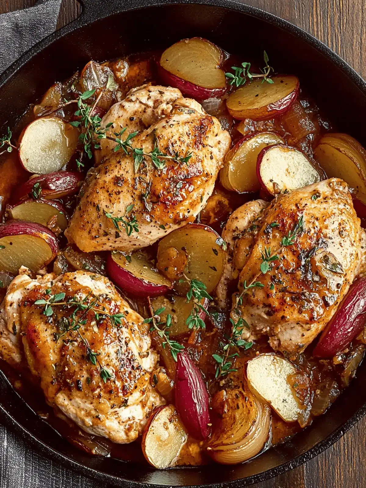 Autumn Harvest Chicken Skillet
