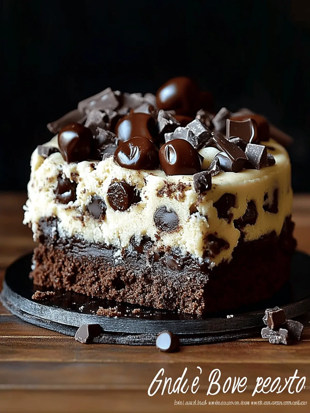 Brownie Cookie Dough Cake