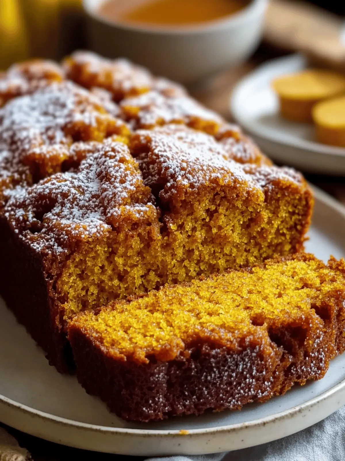 Cinnamon Sugar Pumpkin Bread