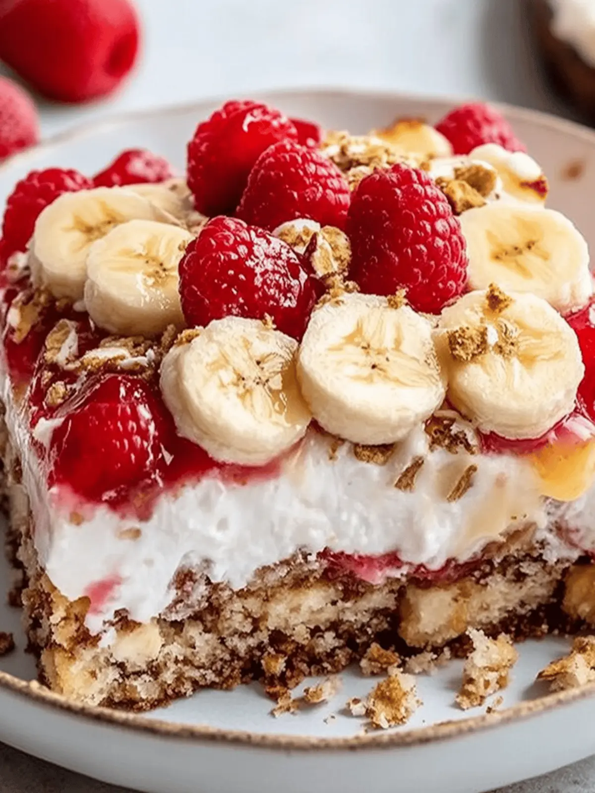 Banana Split Dump Cake