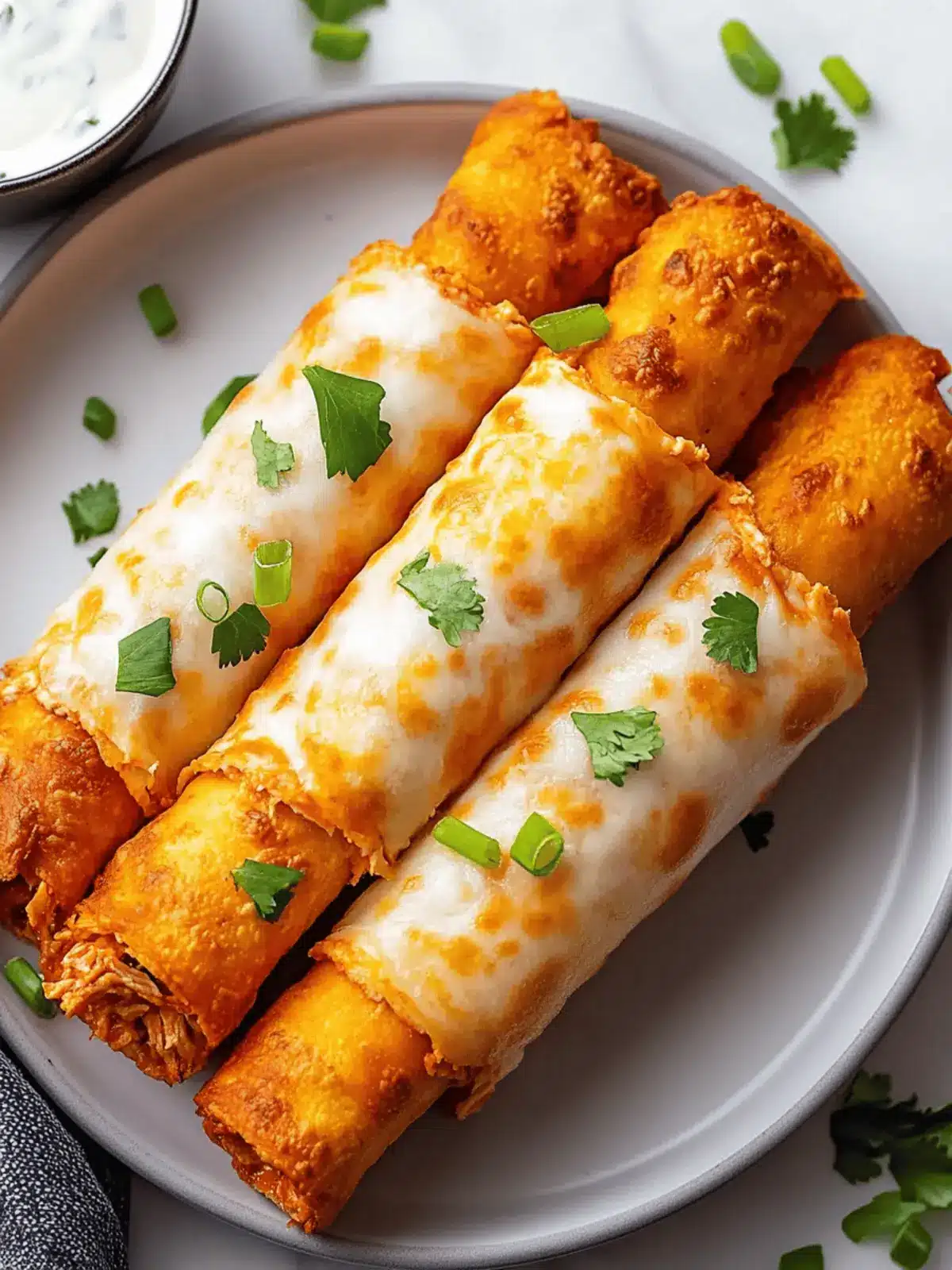 Buffalo Chicken Taquitos