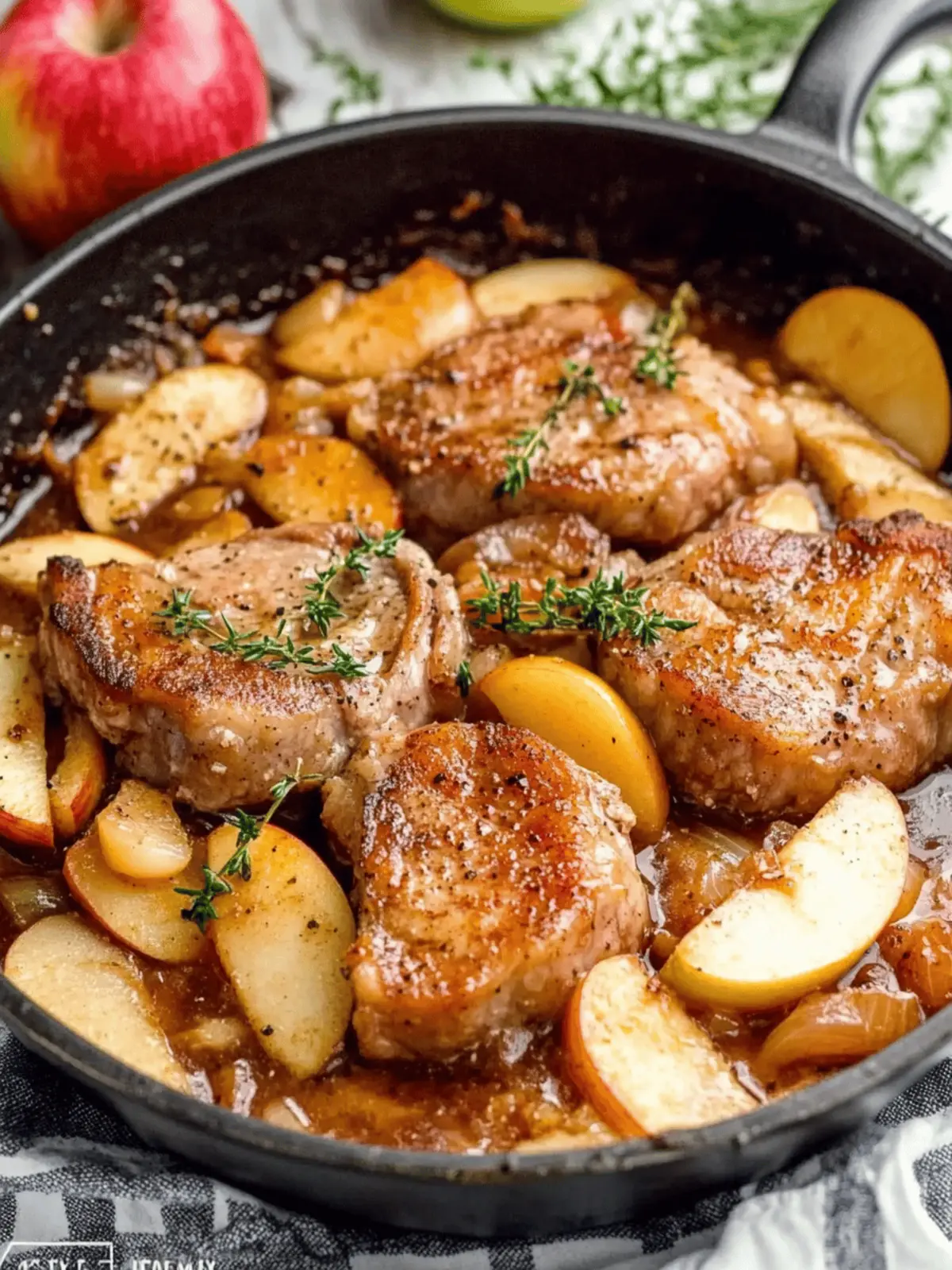Pork Chops with Apples