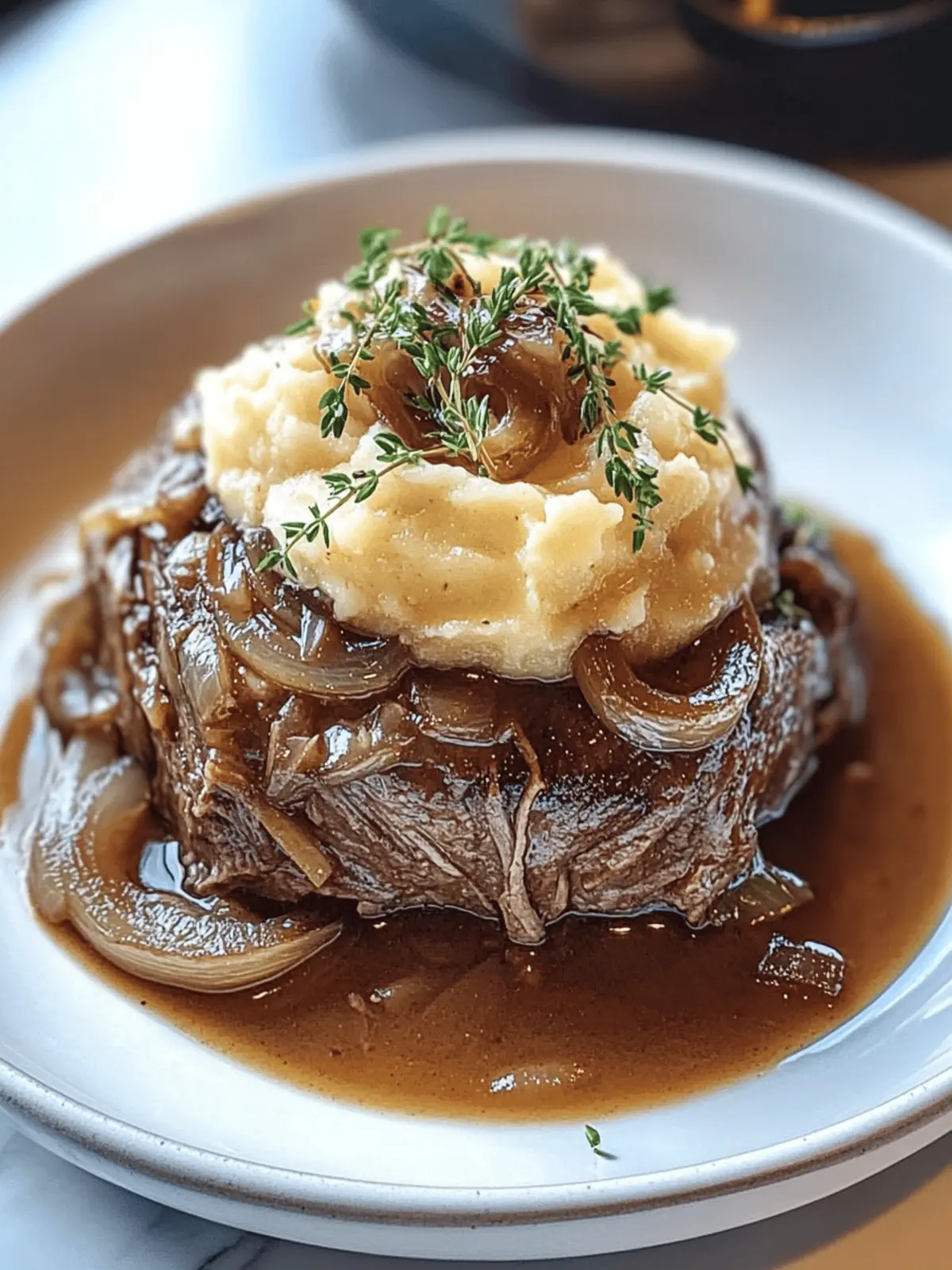 Savory French Onion Pot Roast Recipe