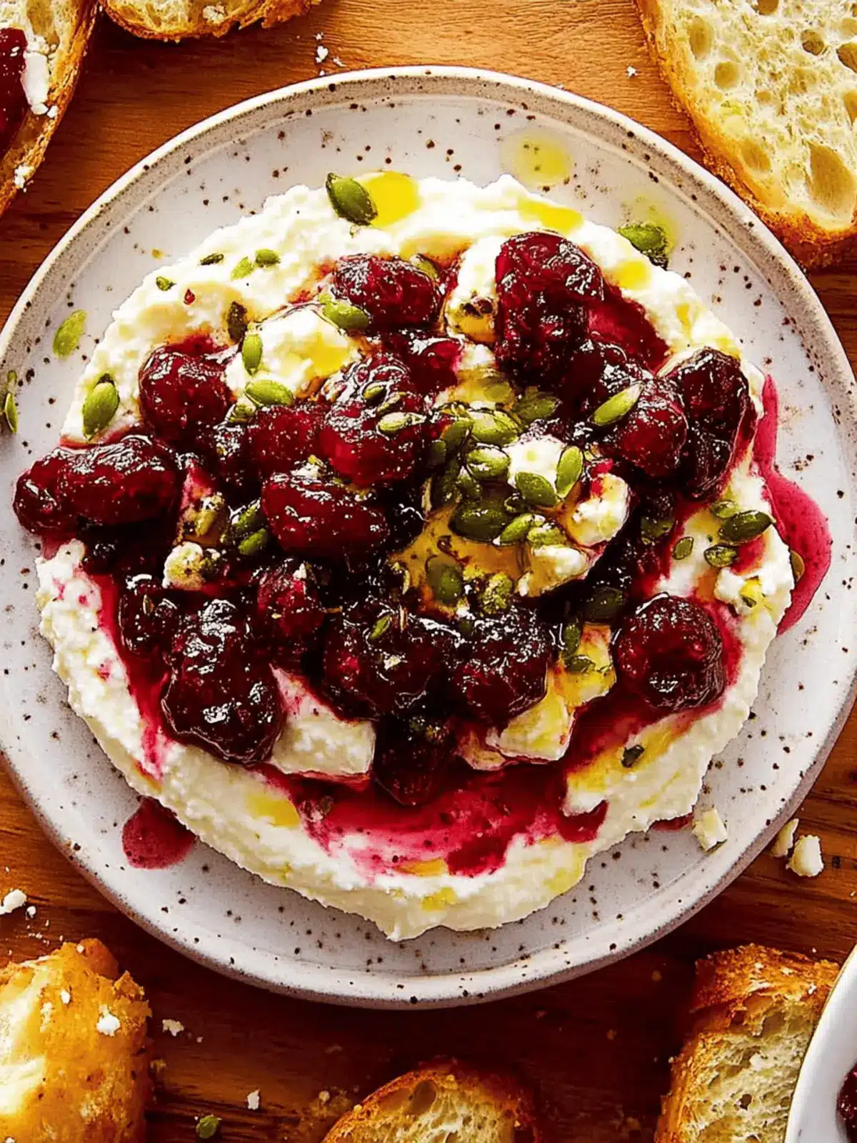 Cranberry Whipped Feta Dip
