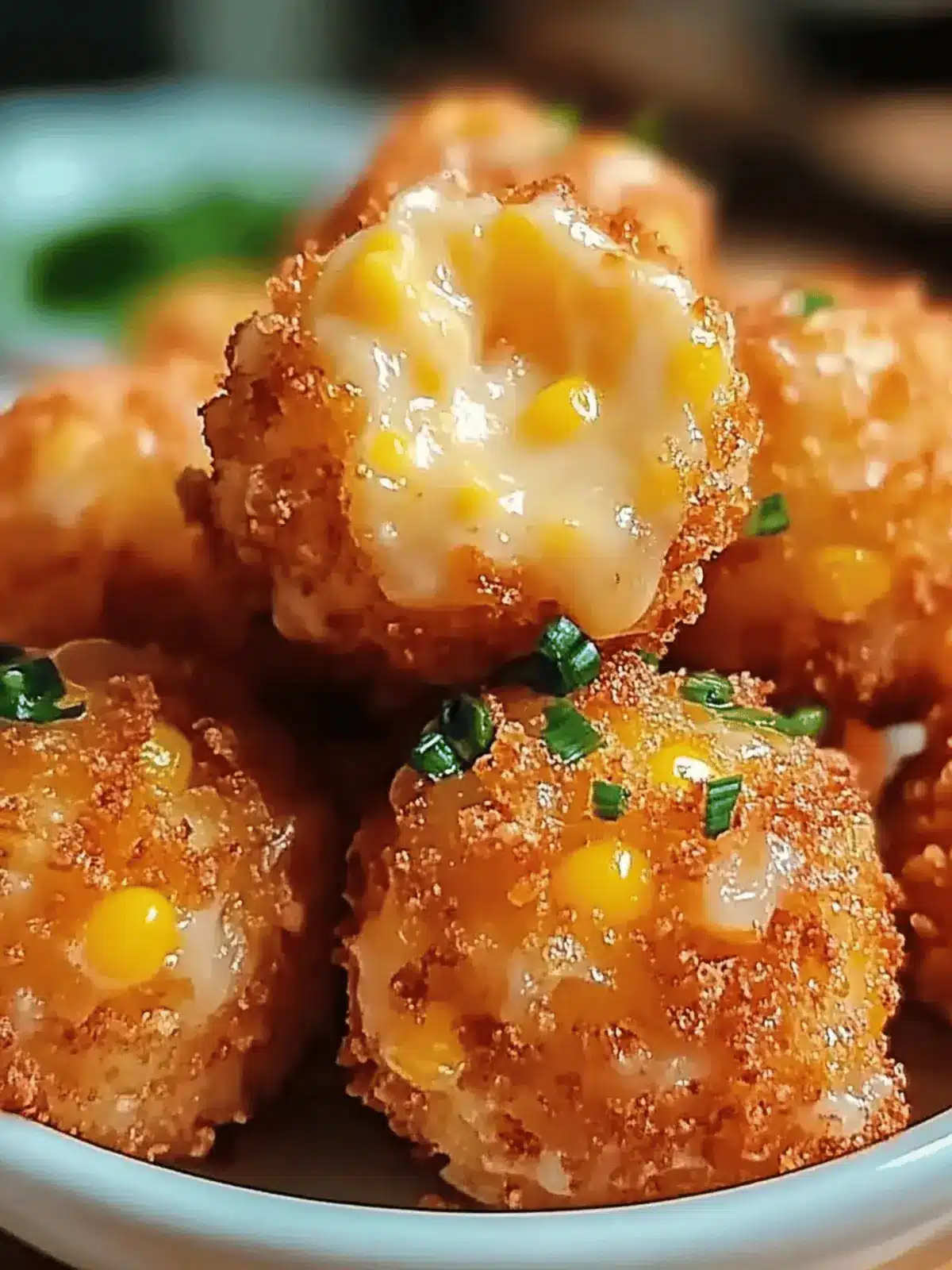 Crispy Corn Cheese Bites