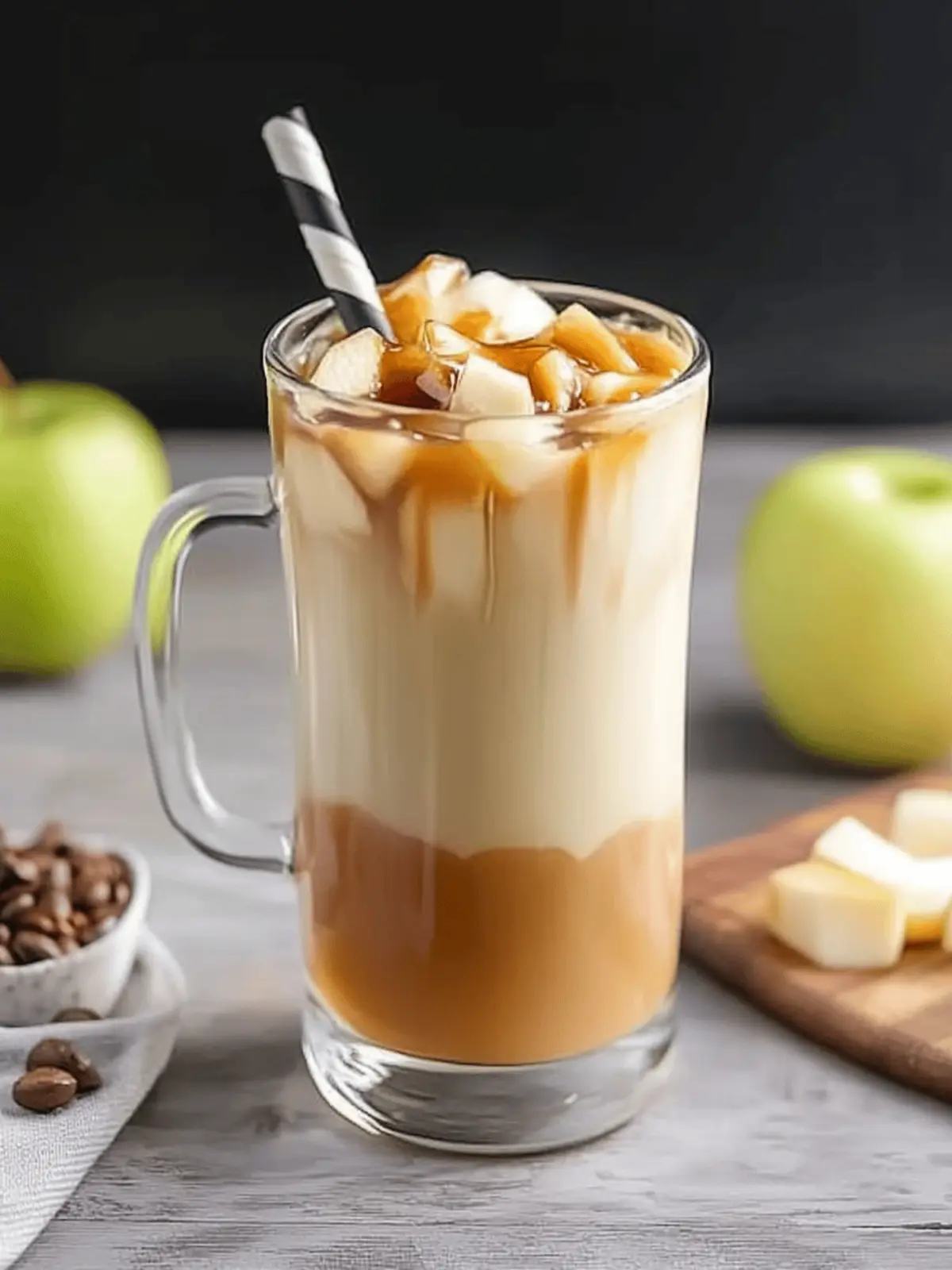 Caramel Apple Spice Iced Coffee