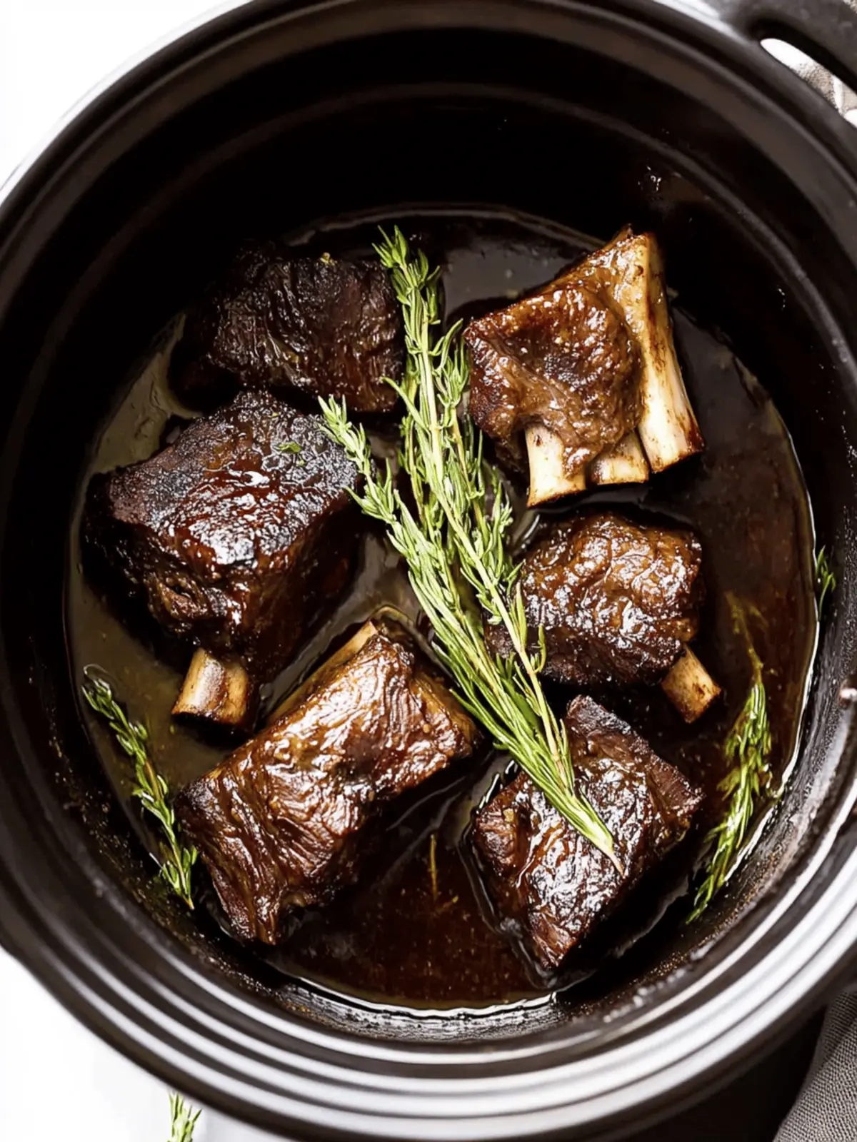 Slow Cooker Beef Short Ribs