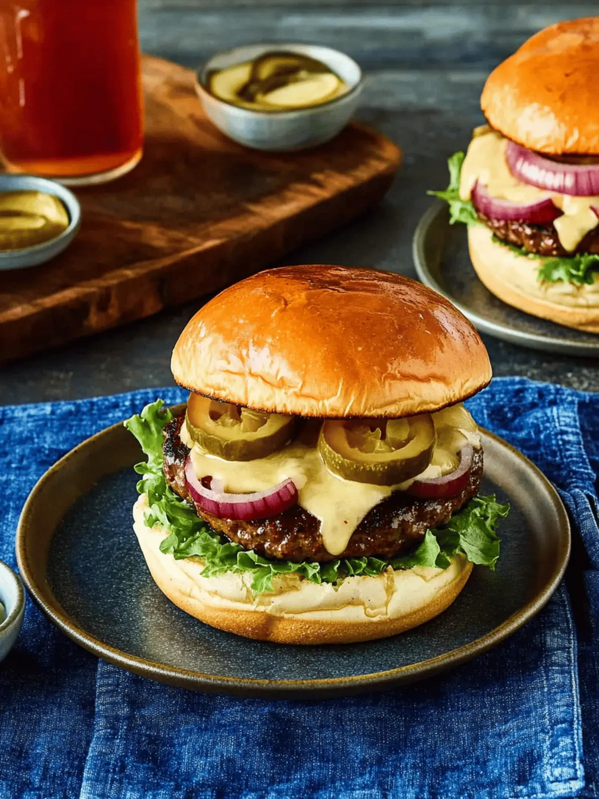 Spicy Queso Burgers