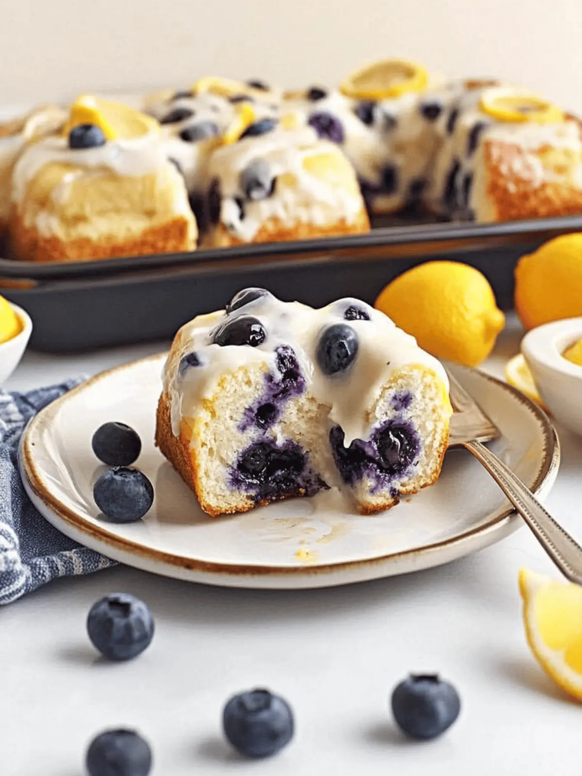 Lemon Blueberry Rolls