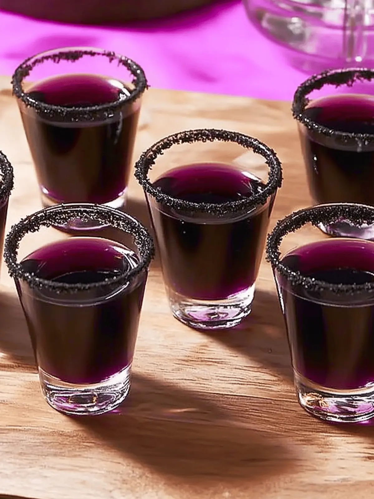 Black Magic Jell-O Shots