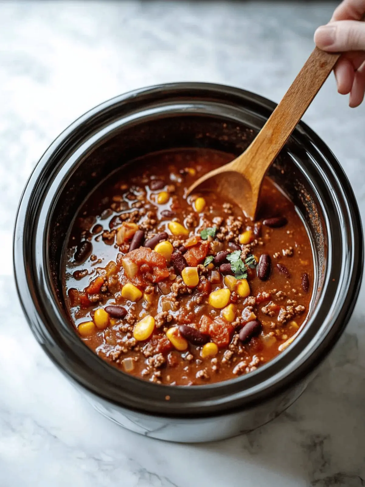 Crockpot Cowboy Chili