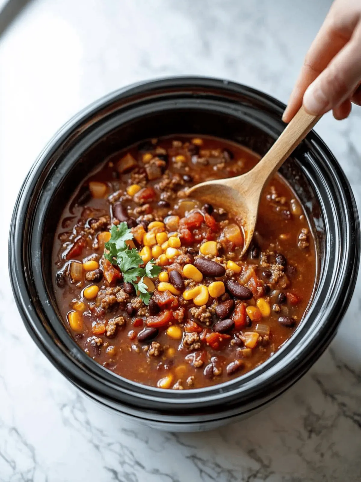 Crockpot Cowboy Chili