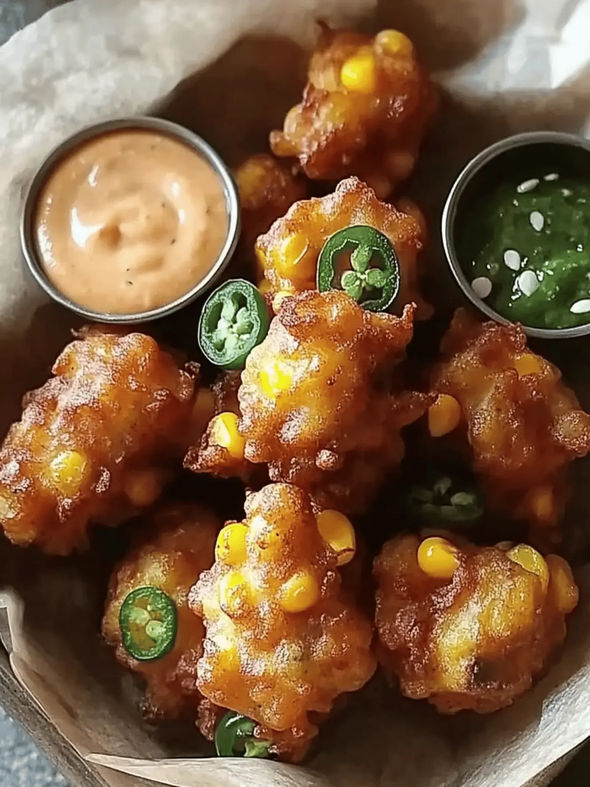 Jalapeño Corn Fritters