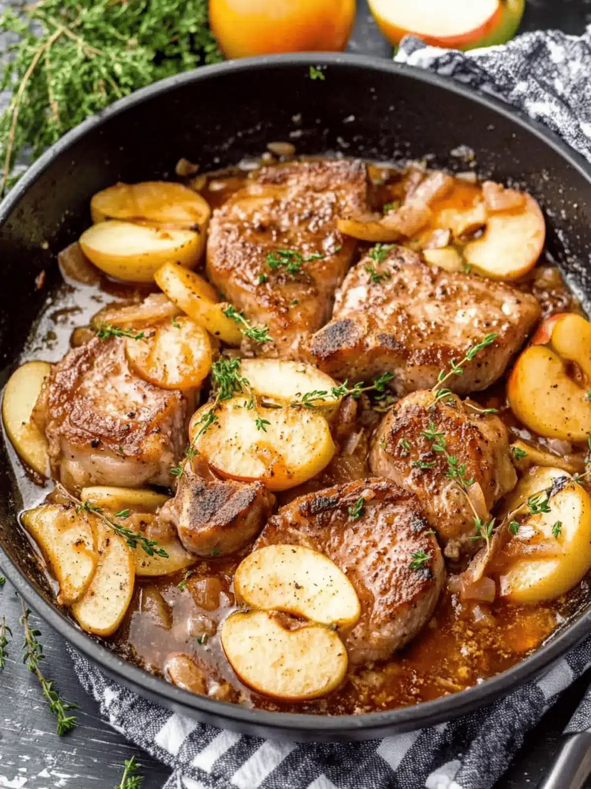 Pork Chops with Apples