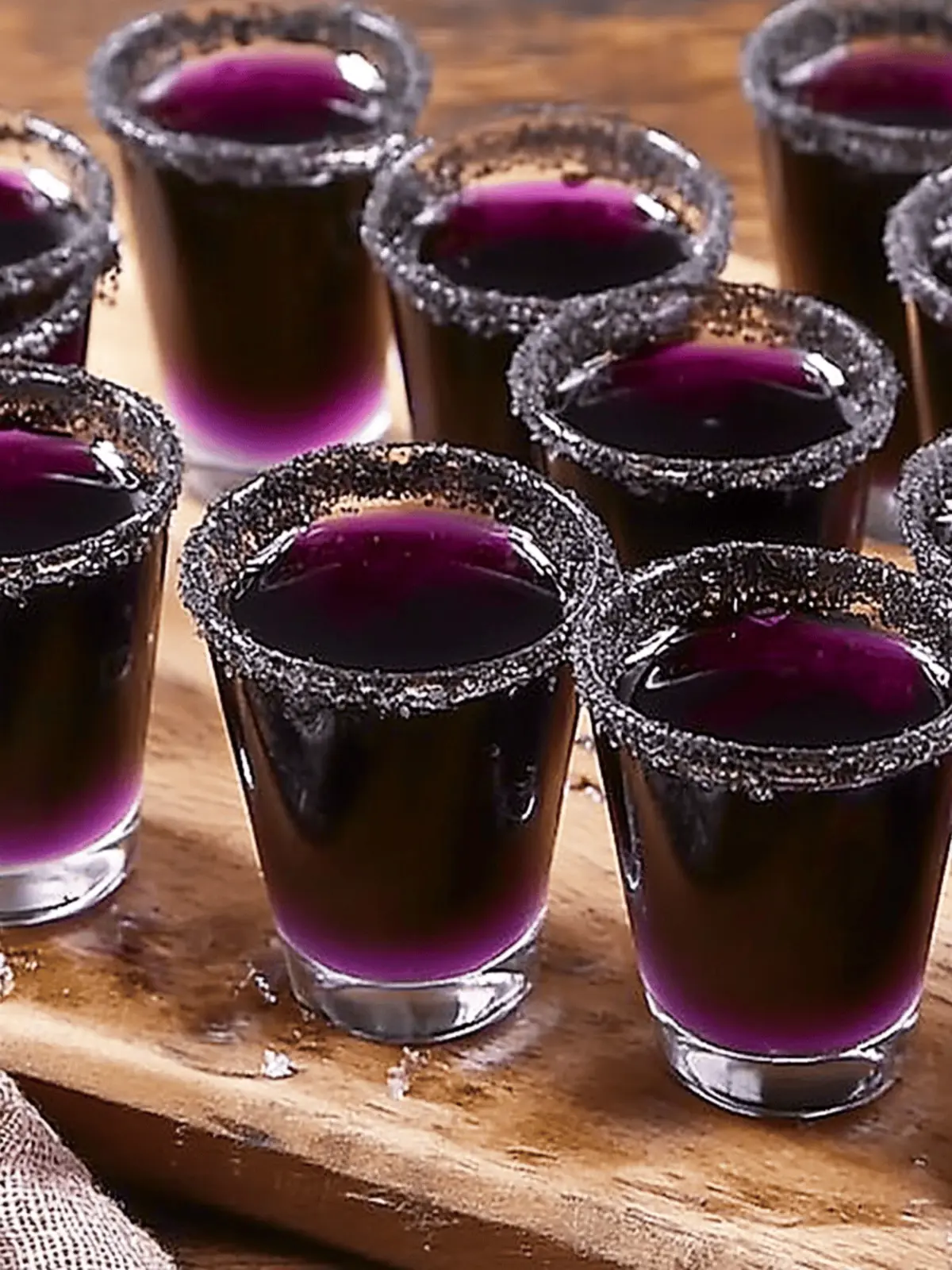 Black Magic Jell-O Shots