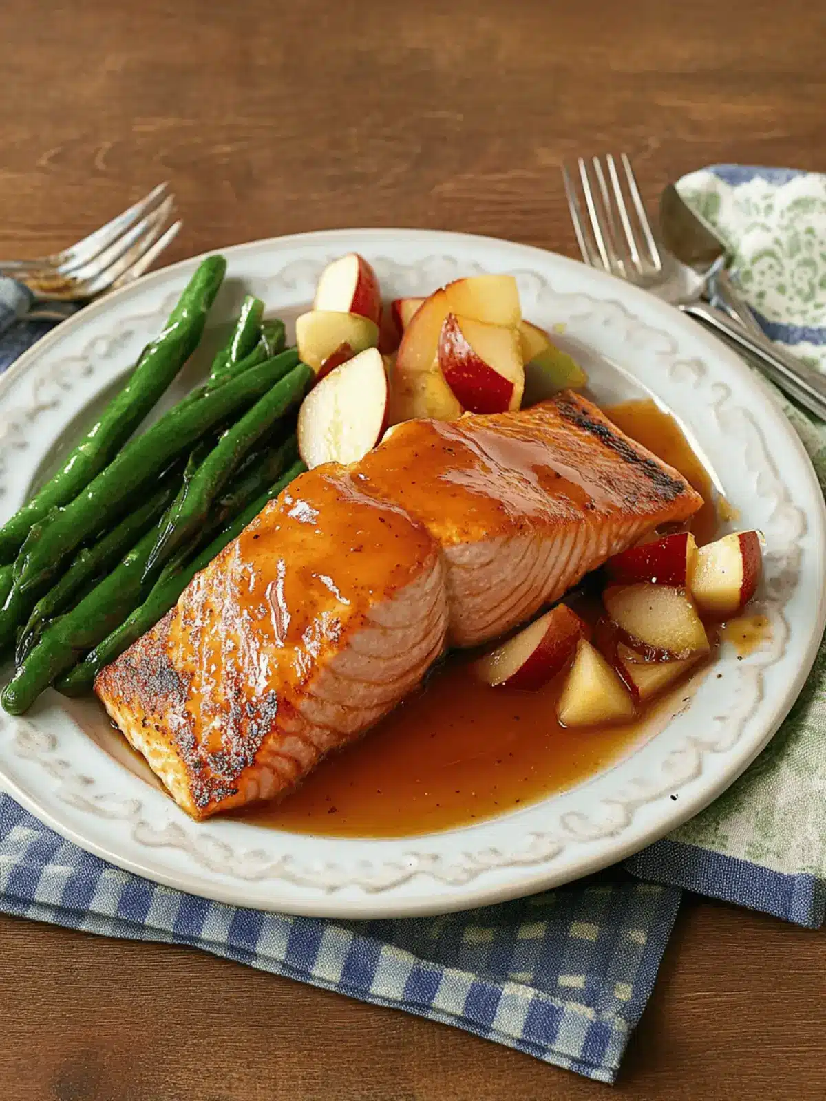 Apple Cider-Glazed Salmon