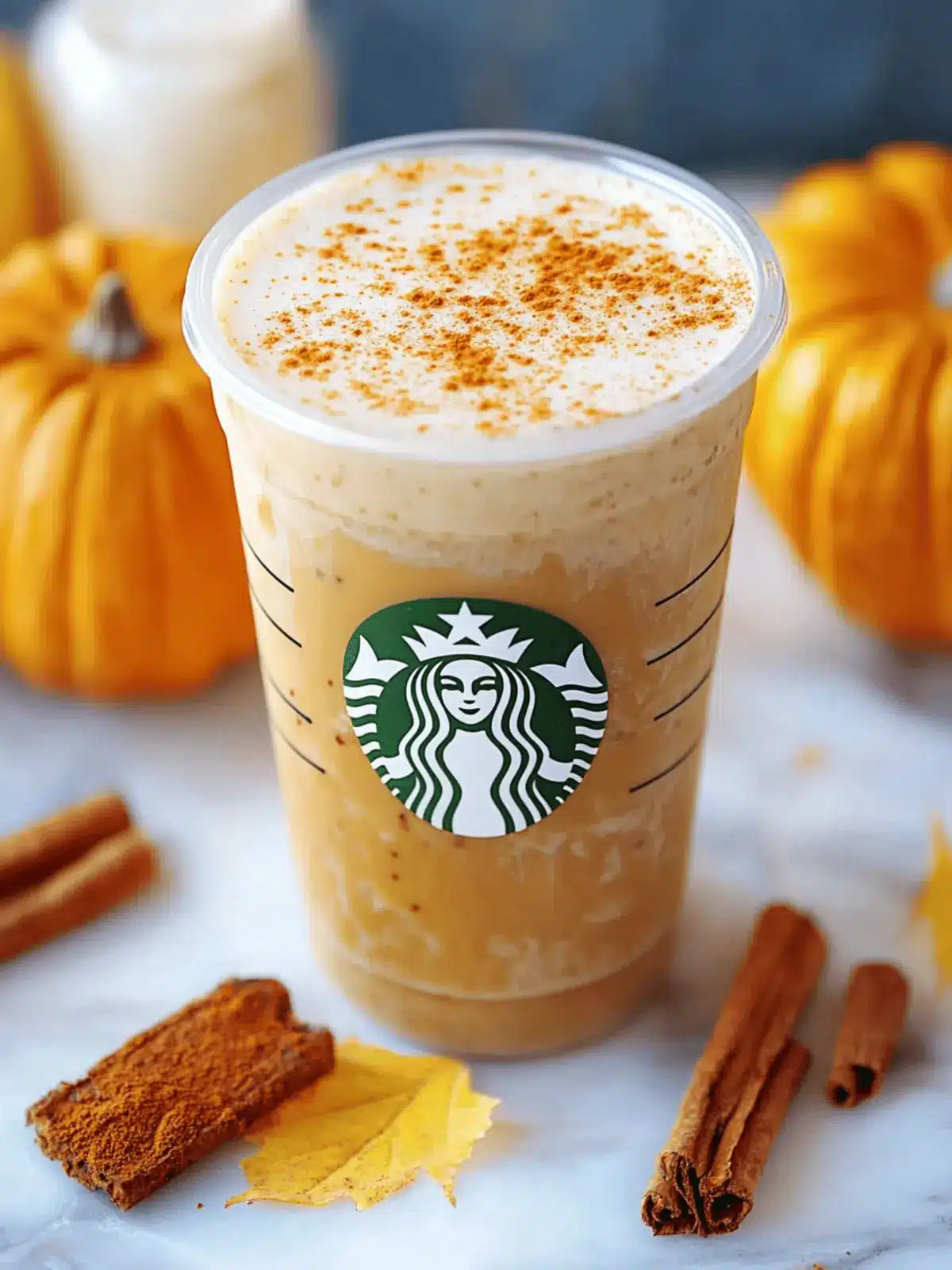 Iced Pumpkin Cream Chai Tea Latte {Starbucks Copycat}