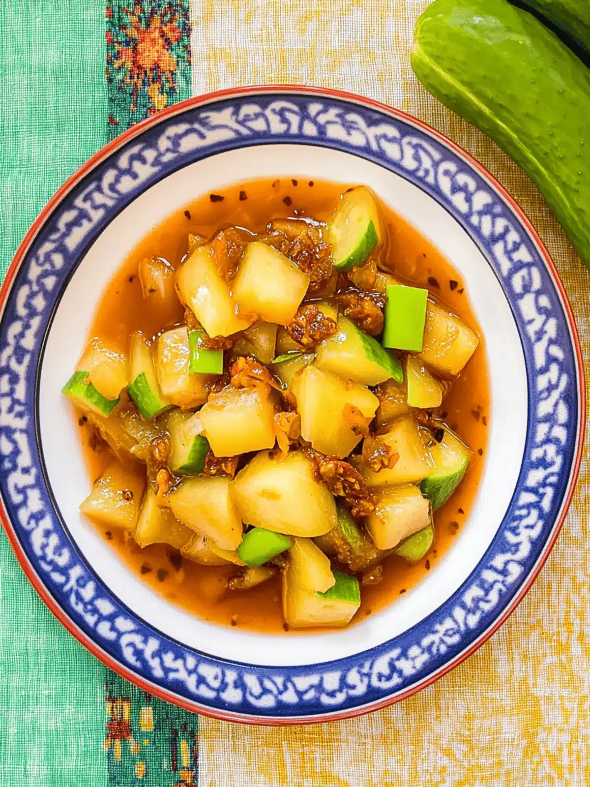 Chayote With Dried Green Chile
