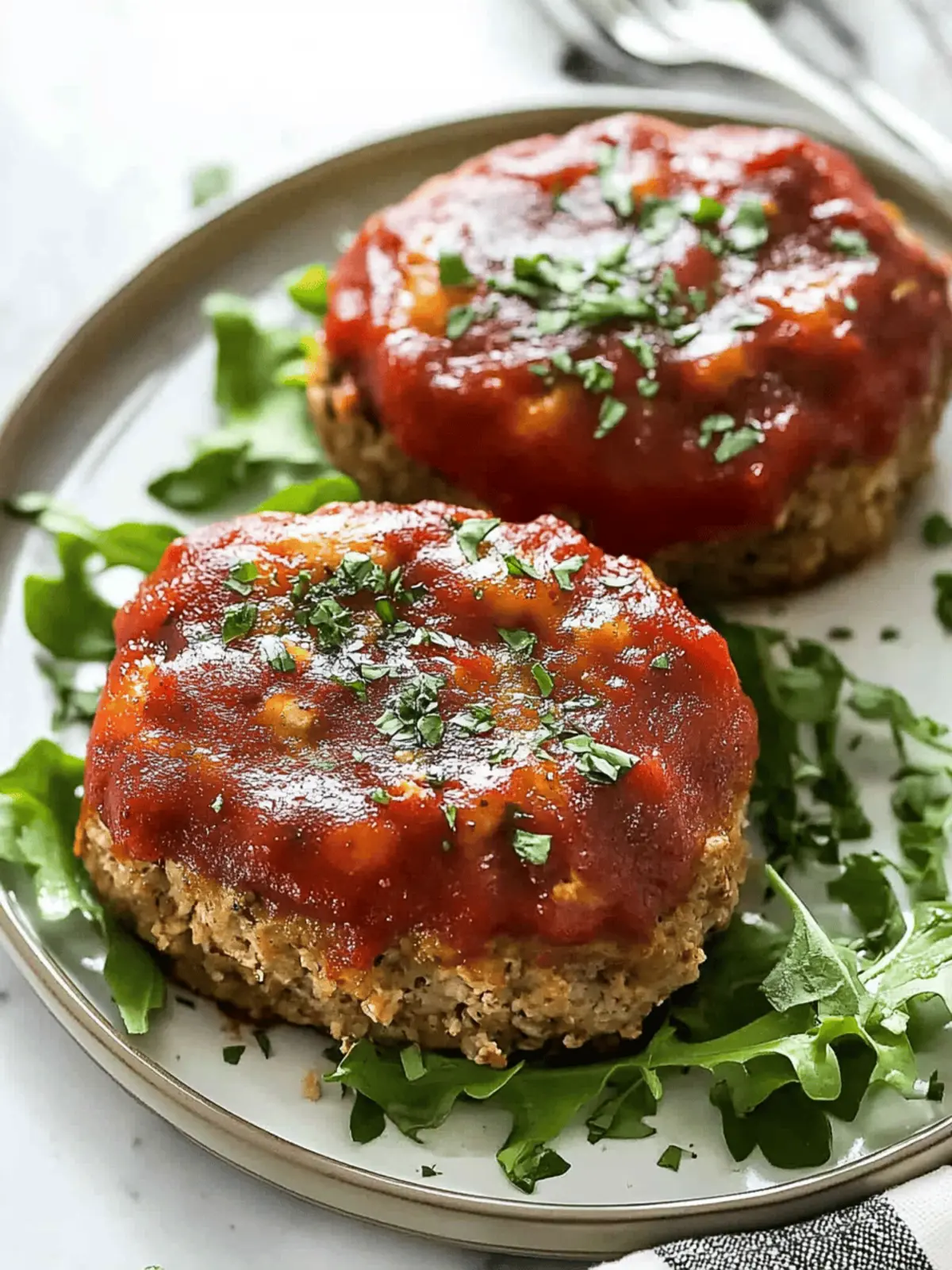 Mini Meatloaf – With Ground Turkey